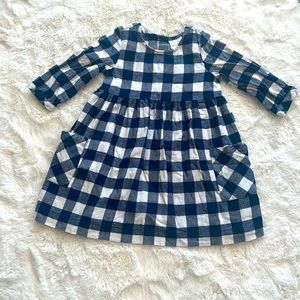 Hanna Andersson Buffalo Plaid Flannel Dress